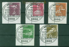 Berlin Mi # 668/72 Sonderstempel Industrie und Technik Eckrand unten links (58390)