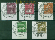 Berlin Mi # 668/72 FN Sonderstempel Industrie und Technik Feld 91 (58250)