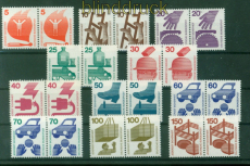 Bund Mi #  694/703 und # 773 postfrisch Unfallverhtung komplett Paare (58257)