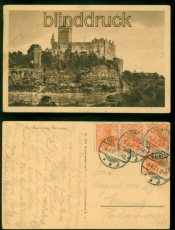 Rudelsburg sw-AK Bad Ksen 6.6.1921 nach Chemnitz (d10396)