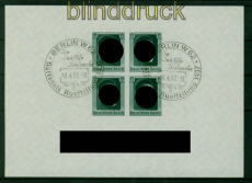 dt. Reich Mi # Block  8 gestempelt 48. Geburtstag Sonderstempel (55156)