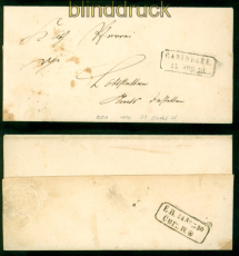 Vorphilatelie Baden Briefhlle Carlsruhe Feuser # 564-25 Bahnpost (58365)