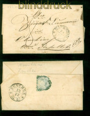 Vorphilatelie Baden Briefhlle Mannheim Feuser # 2167-19 + Renchen 2922-4(58366)