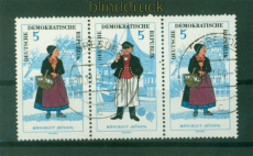 DDR Mi # 1074/75 WZd 150 gestempelt Volkstrachten (I) Tagesstempel (57903)