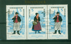DDR Mi # 1074/75 WZd 151 gestempelt Volkstrachten (I) Tagesstempel (57904)