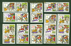 DDR Zusammendrucke Mi # 1717/22 gestempelt WZd 260 - SZd 121 Mrchen (57915)