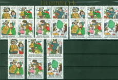 DDR Zusammendrucke Mi # 2281/86 postfrisch WZd 356 - SZd 148 Mrchen (57918)