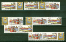 DDR Zusammendrucke Mi # 2722/23 gestempelt WZd 540/45 Briefmarkenausstel (57919)