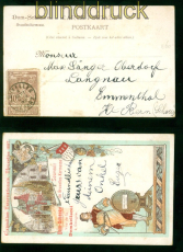 Belgien Ausstellungs-Ansichtkarte Brssel 1897 nach Emmenthal Kanton Bern(58144)