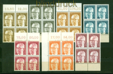 Berlin Mi # 427/33 postfrisch Heinemann als 4er-Blcke (57820)