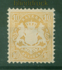 Bayern Mi #  29 Y a postfrisch 10 Kreuzer (58110)
