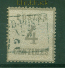 Norddeutscher Postbezirk Okkupation Mi # 3 I gestempelt 4 Centimes (58380)