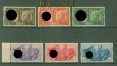 Italien Mi # 623/28 postfrisch Italienisch-Deutsche Brderschaft (58805)