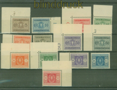 Italien Porto Mi # 24/36 postfrisch Staatswappen mit Liktorenb�ndel (58807)