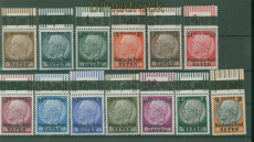 Generalgouvernement Mi # 1/13 postfrisch vom Oberrand Aufdrucksatz (58762)