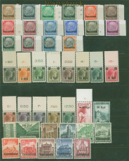 dt. Reich Besetzung 2. WK Luxemburg komplett postfrisch (58766)