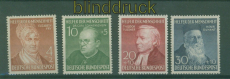 Bund Mi #  156/59 postfrisch Helfer der Menschheit 1952 (58794)