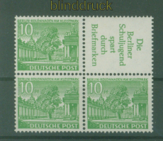 Berlin Zusammendrucke Mi # W 21 postfrisch Berliner Bauten (58777)