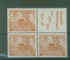 Berlin Zusammendrucke Mi # W 25 postfrisch Berliner Bauten (58778)