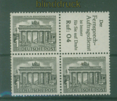 Berlin Zusammendrucke Mi # W 33 postfrisch Berliner Bauten (58780)