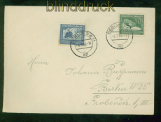 dt. Reich Mi # 669/70 Orts-Satz-Brief Berlin 8.7.1938 Zeppelin (58609)