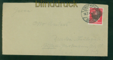 SBZ MI # AP 827 II EF schsische Schwrzung Fernbrief Zwickau 18.7.1945 (58643)