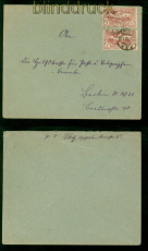 Oberschlesien Mi # 26 (2) MeF Fernbrief Oppeln 29.1.1922 nach Berlin (57717)