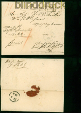 Preussen Dienstbrief mit Inhalt Neuwied 28.4.1856 nach Frankfurt am Main (58341)