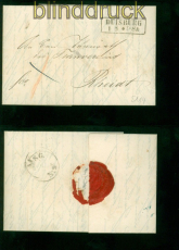 Preussen Dienstbrief Duisburg 1.8.1860 Einladung an den Turnverein Rheidt(58345)
