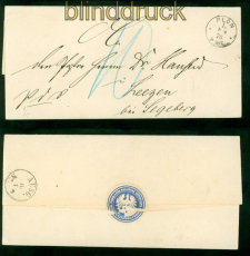 dt. Reich portopflichtige Dienstsache Pln 8.4.1876 nach Segeberg (58360)