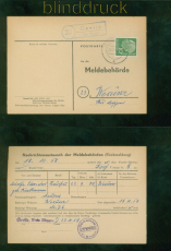Bund Landpoststempel Geeste ber Meppen 28.10.1958 nach Wesuwe (58697)