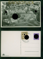 Propaganda-Karte Der Fhrer im Volkswagen SSt. Berlin 30.1.1943 Sonderstempel (58691)