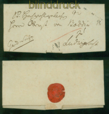 Mecklenburg-Schwerin Rbel 1814 nach Ludwigslust mit Inhalt (58592)