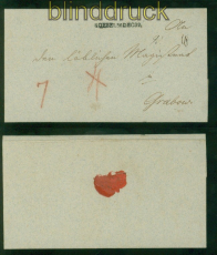 Mecklenburg-Schwerin R�bel 1832 nach Grabow ohne Inhalt (58594)