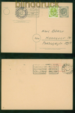 Bund GSK P 11 II + # 123 Schiffspost Paquebot Kommando M.S. Schwabenstein(58665)