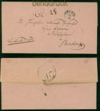 Preussen Vorphila-Brief Cln 21.12.1830 Feuser # 596-12 A Bensberg Inhalt(58320)
