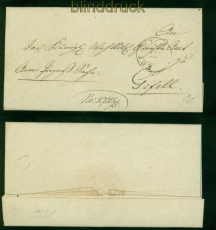 Preussen Vorphila-Brief Erfurt 17.6.1827 Feuser # 890-9 mit Inhalt (58325)
