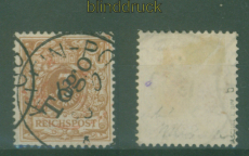 Togo Mi # 1 b gestempelt Aufdruckmarke geprft Jschke-Lantelme BPP (58907)