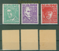 SBZ Mi #  20/22 postfrisch Opfer des Faschismus geprft Kramp BPP (58917)