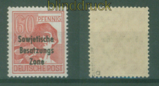 SBZ Mi # 195 a postfrisch geprft Dr. Ruscher BPP (58920)