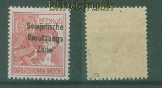 SBZ Mi # 195 a postfrisch geprft Dr. Ruscher BPP (58921)