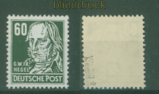 DDR Mi #  338 v b XI gestempelt 60 Pfg. Kpfe II geprft Dr. Ruscher BPP (58933)