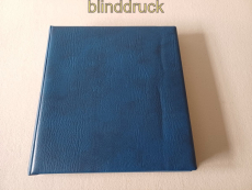 Lindner blauer Ringbinder 1104-B mit 40 x 802 208 Blattheber + Vorbltter(59103)