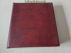 Lindner roter Ringbinder 1104-W mit 10 x 802 204 + 40 x 802 208 gebraucht(59106)