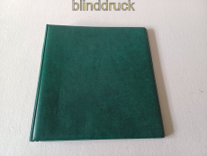 Lindner grner Ringbinder 1102Y-G leer zwei Blattheber zwei Vorblttern (59100)