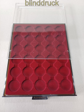 Leuchtturm M�nzbox 331 986 Rauchglas 30 F�cher f�r 10 DM + 10 Euro gebrau(59089)