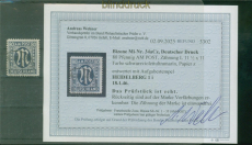 Bi-Zone AM-Post Mi #  34 a C gestempelt Fotobefund Wehner BPP (59167)