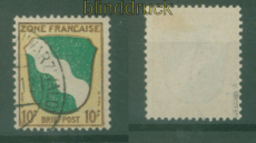 franz. Zone allg. Ausgabe Mi #  5 gestempelt geprft Wehner BPP 10 Pfennig(58169