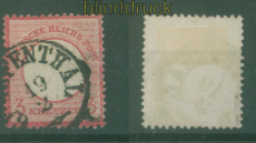 dt. Reich Mi #   9 gestempelt 3 Kreuzer geprft Dr. Zill BPP (59072)