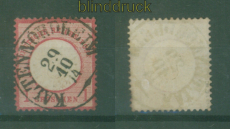 dt. Reich Mi #  19 gestempelt 1 Groschen groer Schild geprft Dr. Zill (59075)